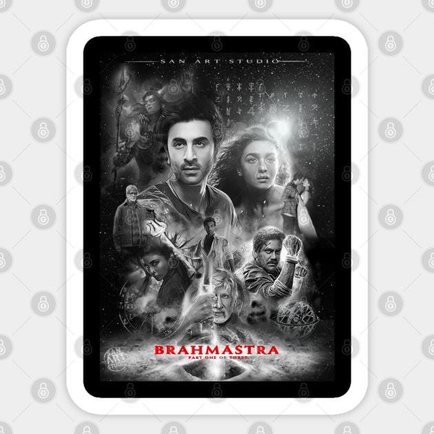 Brahmastra Sticker by SAN ART STUDIO 